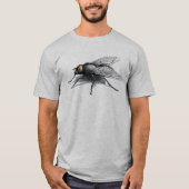 Fly Buddy heren grijs T-shirt (Voorkant)