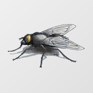 Fly Buddy kleine schaduw venster cling back stick Raamsticker