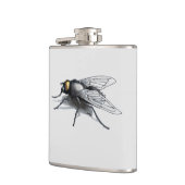 Fly Buddy reuzenvlieg omwikkelde kolf Heupfles (Links)