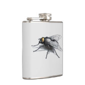 Fly Buddy reuzenvlieg omwikkelde kolf Heupfles (Rechts)
