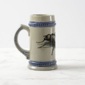 Fly Buddy reuzenvlieg stein Bierpul (Links)