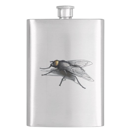 Fly Buddy roestvrij stalen kolf Flacon (Voorkant)
