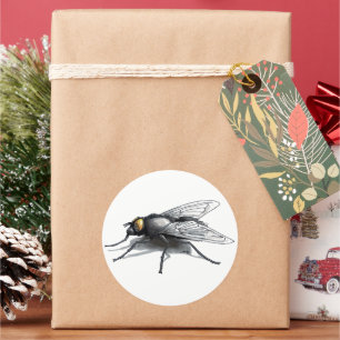 Fly Buddy rond grote stickers