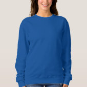 Fly Buddy vrouwen blauwe sweatshirt achterkant (Voorkant)