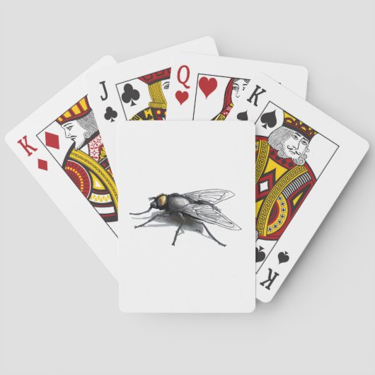 Fly Buddy witte Poker speelkaarten (Achterkant)