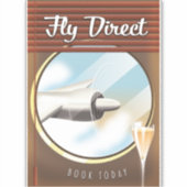 Fly Direct - Boek vandaag Sticker (Voorkant)