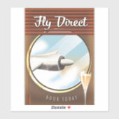 Fly Direct - Boek vandaag Sticker (Vel)