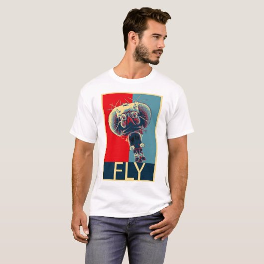 Fly — Drosophila 2009 T-shirt (Voorkant volledig)