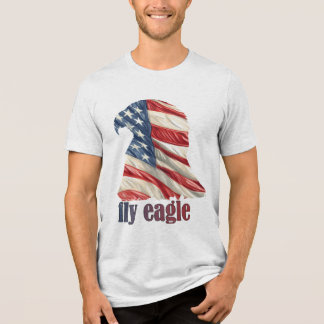 Fly Eagle – Verenigde Staten Pride Edition Tri-Blend Shirt