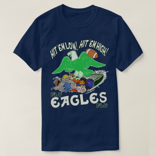 Fly Eagles Fly T-shirt (Design voorkant)