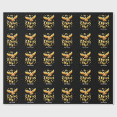 Fly Elgses Fly Inspirerend Eagle Art Cadeaupapier (Vlak)