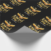 Fly Elgses Fly Inspirerend Eagle Art Cadeaupapier (Hoek)
