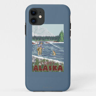 Fly Fisherman - Curry, Alaska Case-Mate iPhone Case