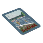 Fly Fisherman - Curry, Alaska Magneet (Rechterzijde)