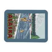 Fly Fisherman - Curry, Alaska Magneet (Horizontaal)
