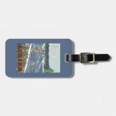 Fly Fisherman - Dawson, Alaska Bagagelabel (Voorkant horizontaal)