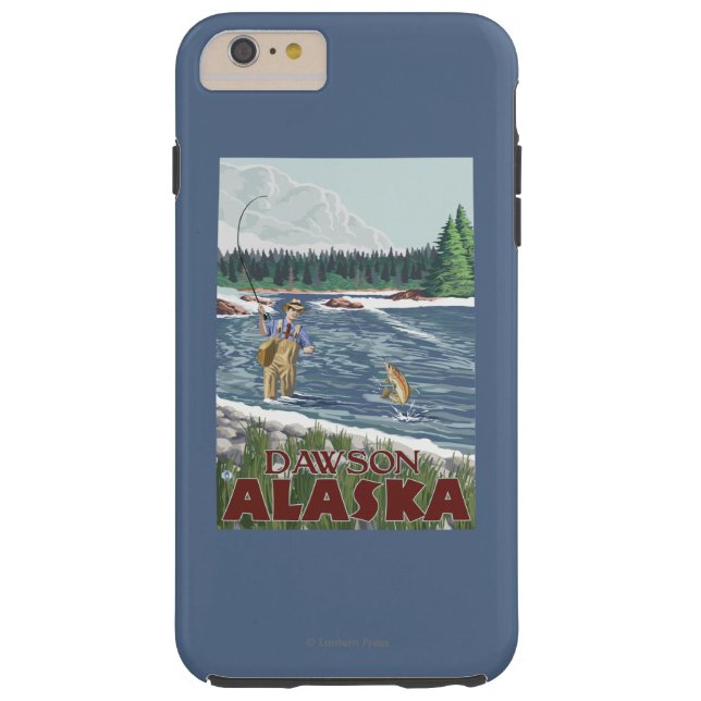 Fly Fisherman - Dawson, Alaska Case-Mate iPhone Case (Achterkant)