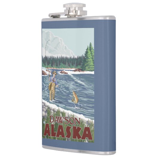 Fly Fisherman - Dawson, Alaska Heupfles (Links)