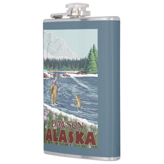 Fly Fisherman - Dawson, Alaska Heupfles (Links)