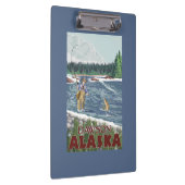 Fly Fisherman - Dawson, Alaska Klembord (Rechts)