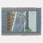 Fly Fisherman - Fairbanks, Alaska Deken (Voorkant)