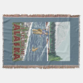 Fly Fisherman - Latouche, Alaska Deken (Voorkant)