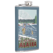 Fly Fisherman - Latouche, Alaska Heupfles (Rechts)