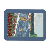 Fly Fisherman - Latouche, Alaska Magneet (Horizontaal)