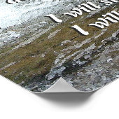 Fly Fisherman River Isaiah 41:10 Faith Print (Hoek)