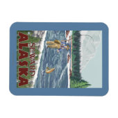 Fly Fisherman - Seward, Alaska Magneet (Horizontaal)