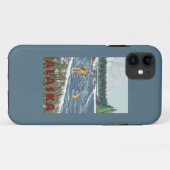 Fly Fisherman - Sitka, Alaska Case-Mate iPhone Case (Achterkant (horizontaal))