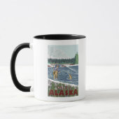 Fly Fisherman - Valdez, Alaska Mok (Links)