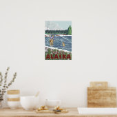 Fly Fisherman - Valdez, Alaska Poster (Keuken)