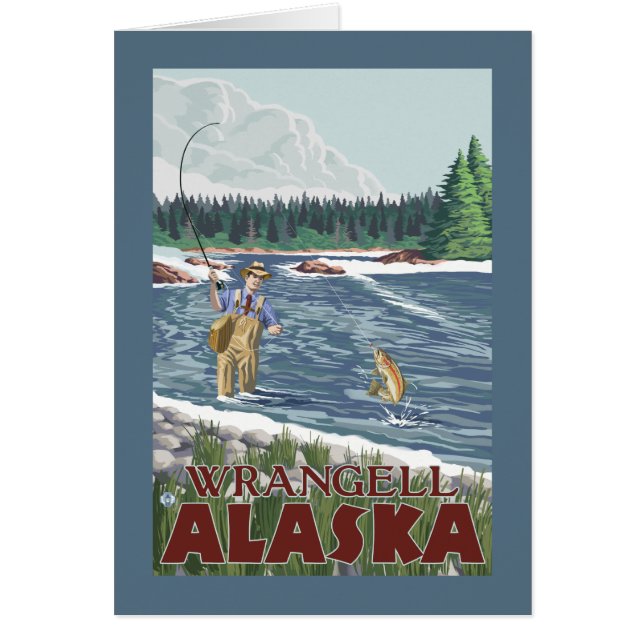 Fly Fisherman - Wrangell, Alaska (Voorkant)