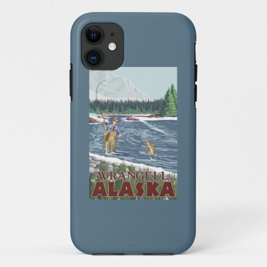 Fly Fisherman - Wrangell, Alaska Case-Mate iPhone Case (Achterkant)
