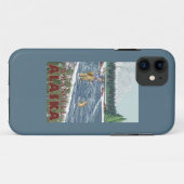 Fly Fisherman - Wrangell, Alaska Case-Mate iPhone Case (Achterkant (horizontaal))