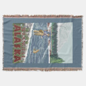 Fly Fisherman - Wrangell, Alaska Deken (Voorkant)