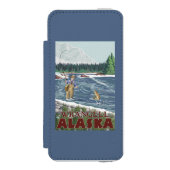 Fly Fisherman - Wrangell, Alaska Incipio iPhone Portemonnee Hoesje (Voorkant Agenda)