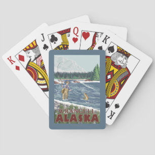 Fly Fisherman - Wrangell, Alaska Speelkaarten