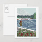 Fly FishermanArizona Briefkaart (Voorkant / Achterkant)