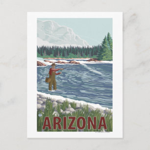 Fly FishermanArizona Briefkaart