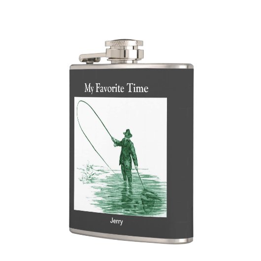 Fly Fishermans Hip Flask Heupfles (Links)