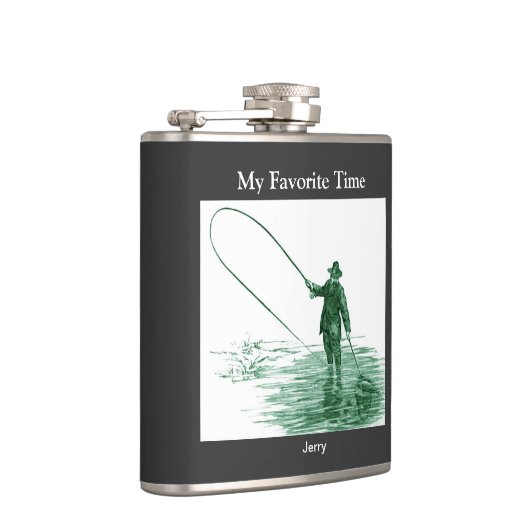 Fly Fishermans Hip Flask Heupfles (Rechts)