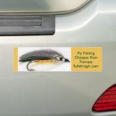 Fly Fishing Bumpersticker (Op auto)