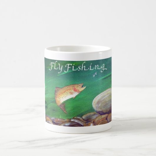 Fly Fishing cadeau cadeau Koffiemok (Center)