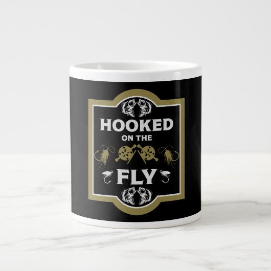 Fly Fishing Canada Grote Koffiekop (Voorkant)