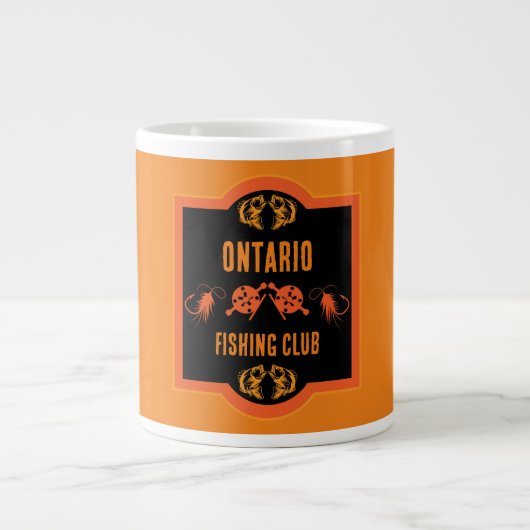 Fly Fishing Canada Grote Koffiekop (Voorkant)