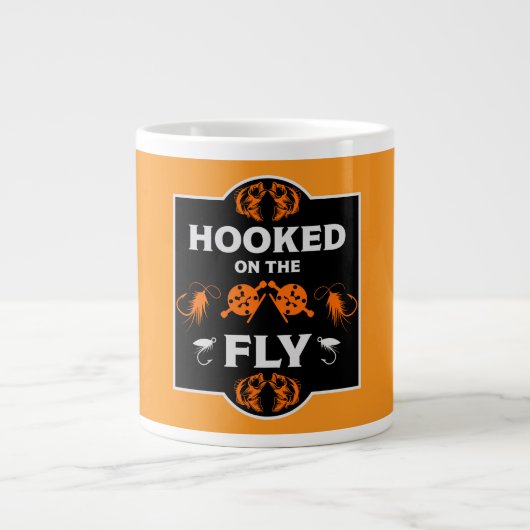 Fly Fishing Canada Grote Koffiekop (Voorkant)
