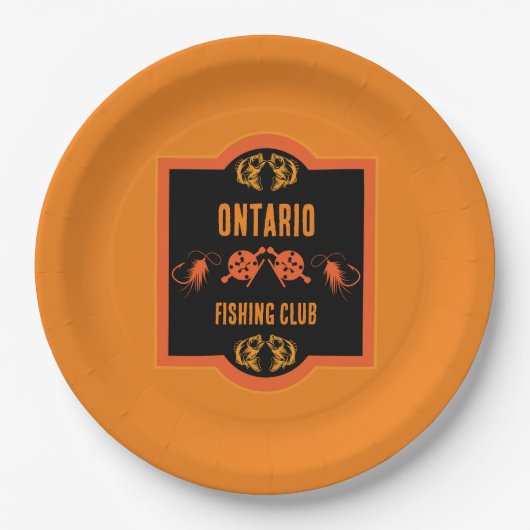 Fly Fishing Canada Papieren Bordje (Voorkant)