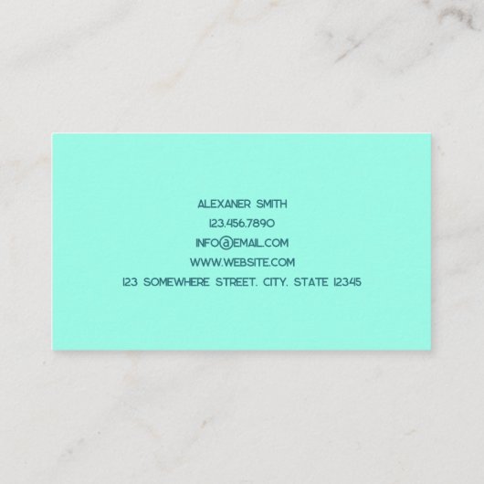 Fly Fishing Custom QR Visitekaartje (Achterkant)